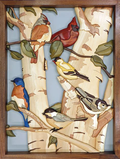 Spring Gathering Intarsia Scroll Saw Woodworking And Crafts