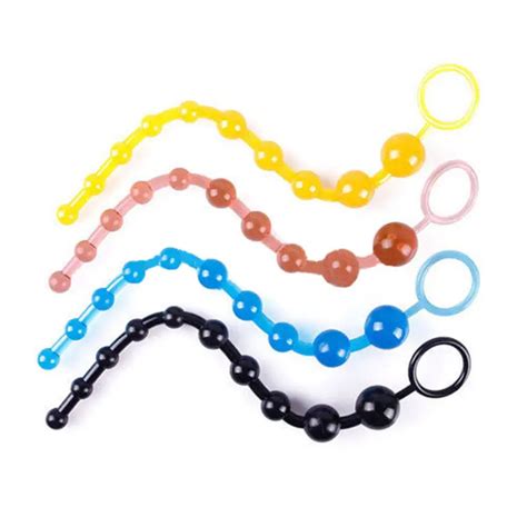 Buy Oriental Jelly Anal Beads For Beginner Flexible Anal Stimulator Butt Beads