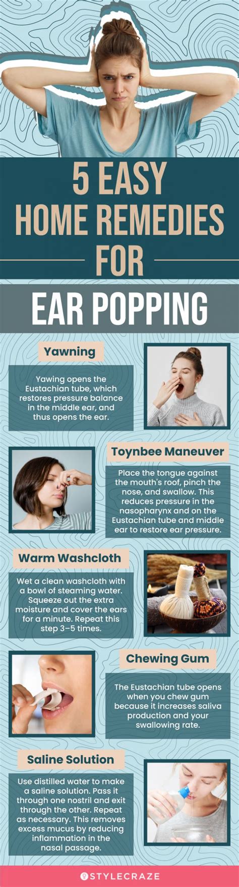 Ear Popping 10 Home Remedies And Tips To Prevent It
