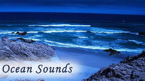 Sleep With Ocean Sounds At Night No Music Relaxing Rolling Waves