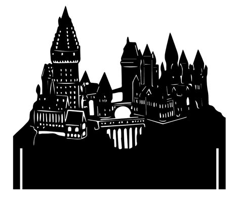 Hogwarts Castle Silhouette Svg Larry Finley Site