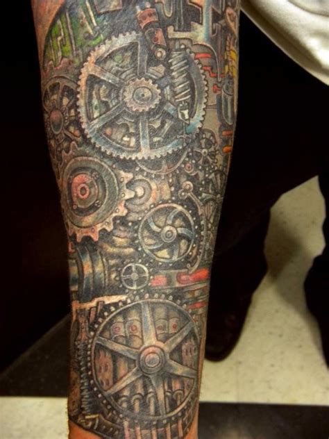 Awesome Steampunk Tattoo Designs Art And Design Steampunk Tattoo Mechanic Tattoo