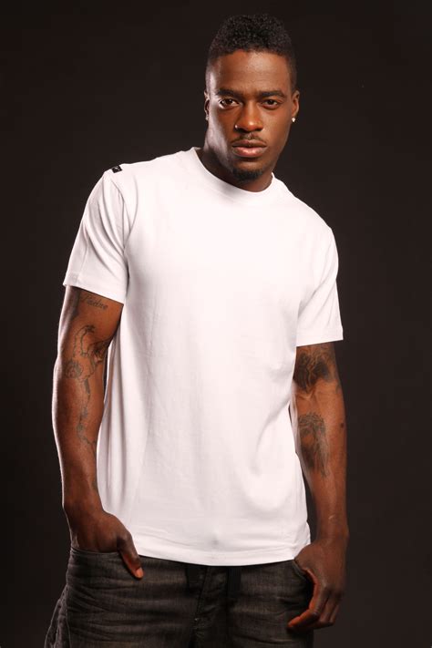 Man Wearing Plain White T Shirt Store
