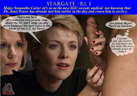 Post Amanda Tapping Fakes Samantha Carter Stargate Sg Hot Sex Picture