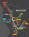 Portugal train / rail maps