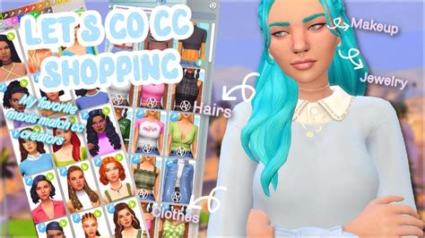 Where I Find My Maxis Match Custom Content Sims 4 Cc Shopping💕 Youtube