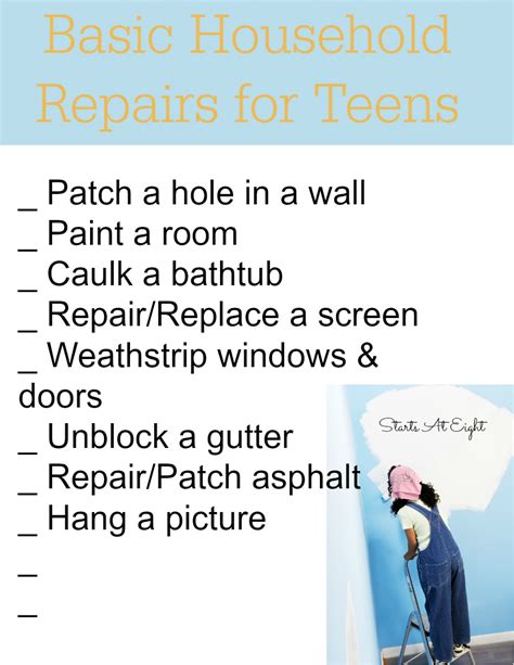 Life Skills As High School Electives Basic Household Repairs For Teens