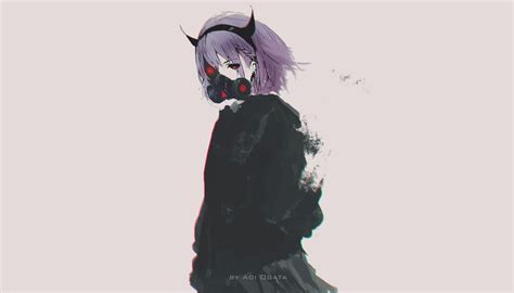 Anime Girl Mask X Wallpapers Wallpaper Cave