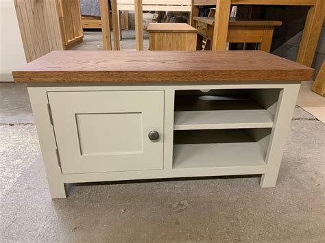 This Lovely Painted Television Unit Is Painted In Farrow And Balls