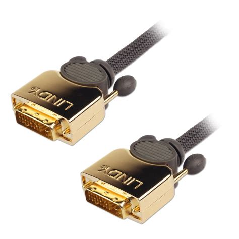 Product titledvi cable, rankie dvi to dvi monitor cable male to m. 0.5m Gold DVI-D Dual Link Cable - from LINDY UK