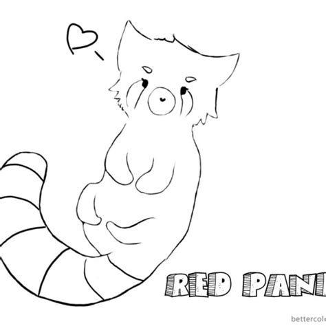 Red Panda Coloring Pages Coloring Pages