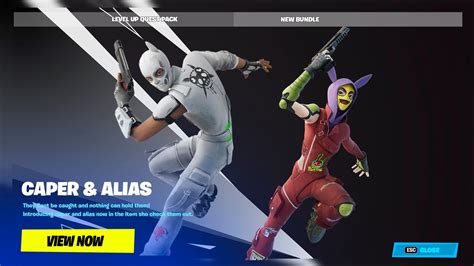 How To Get And Customisz The Caper And Alias Jumpsuit Skins In Fortnite