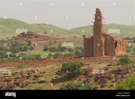 Mud Brick Mosque At Bani Burkina Faso Stock Photo Alamy