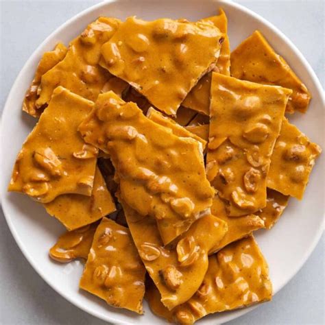 Classic Peanut Brittle Recipe Baked By An Introvert