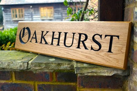 Premium Wooden House Signs