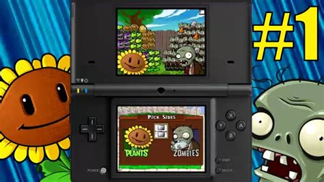 Прохождение игры Plants Vs Zombies День 1 5 Nintendo 3ds Youtube