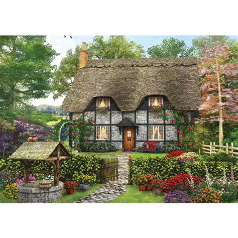 Meadow Cottage 1000 Piece Jigsaw Puzzle Spilsbury