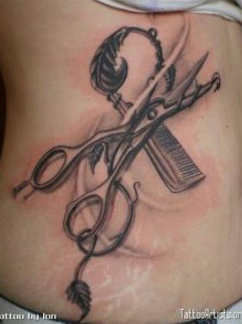 Hair Stylist Tattoo Idea Tatuagem De Tesoura Tatuagem Tatoo