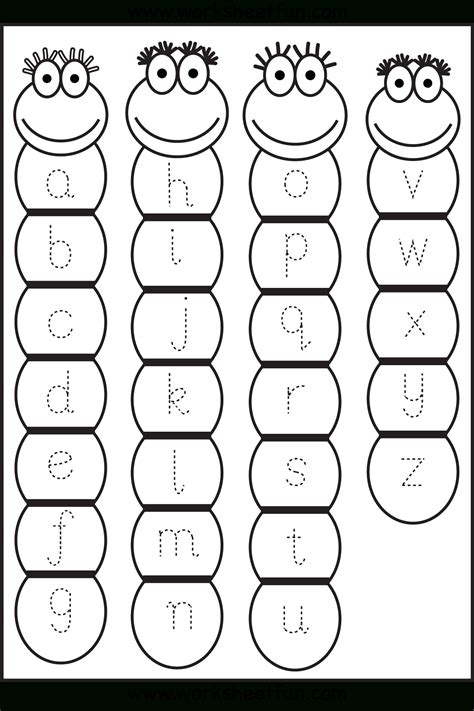 Tracing Lowercase Letters