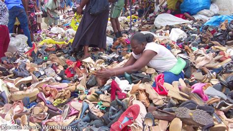 Cheap Africa Market Shoes And Clothing Kantamanto Ghana Accra Youtube