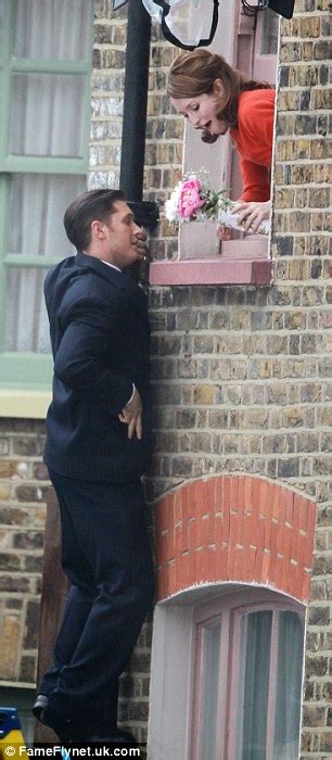 Tom Hardy Climbs Drainpipe To Steal Kiss And Propose To Emily
