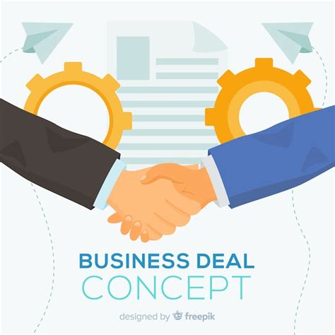 Free Vector Hand Drawn Business Deal Background