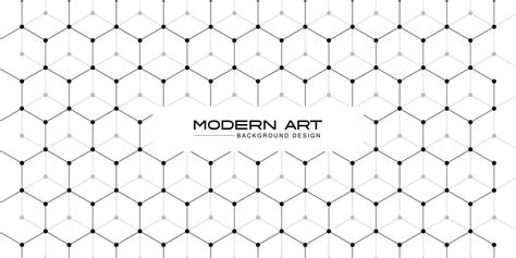 Hexagon Pattern Background For Future Technology Design Abstract