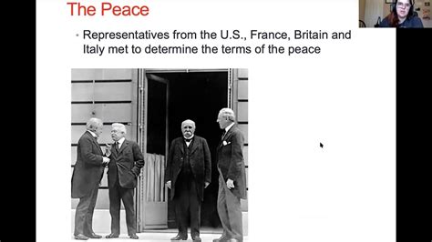 Lecture End Of Wwi And The Treaty Of Versailles Youtube