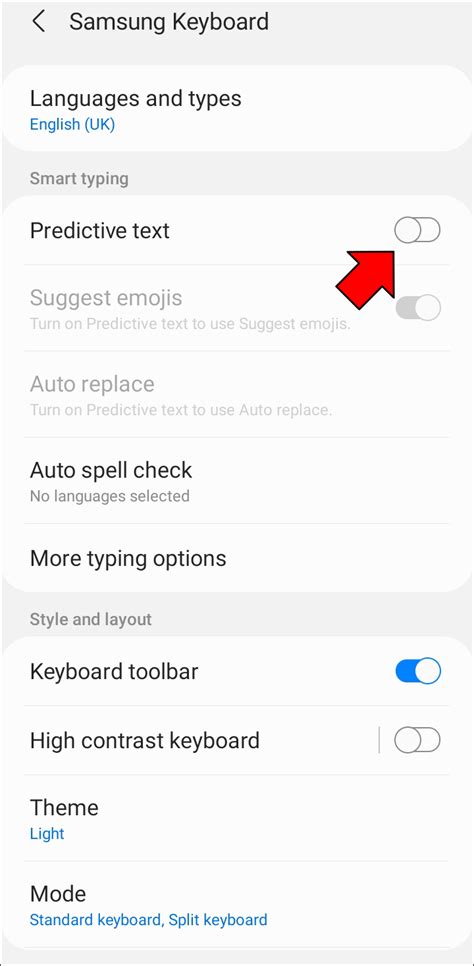 How To Turn Off Autocorrect On A Samsung Phone