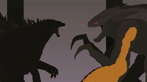 Dagon Vs Muto Prime Animação Stick Nodes Monsterverse Youtube