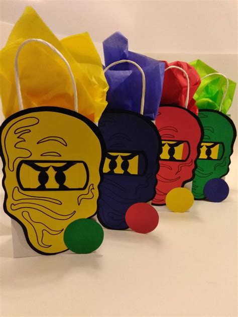 Ninja 10 Count Party Bags Favor Bags Loot Bags Goody Bags Etsy