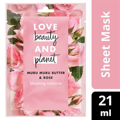Jual Love Beauty And Planet Murumuru Vegan Face Mask For Soft And Glowing Skin 21ml Shopee Indonesia