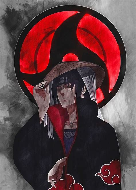 Uchiha Itachi 5 16 Poster By Sobat Coolren Displate In 2021