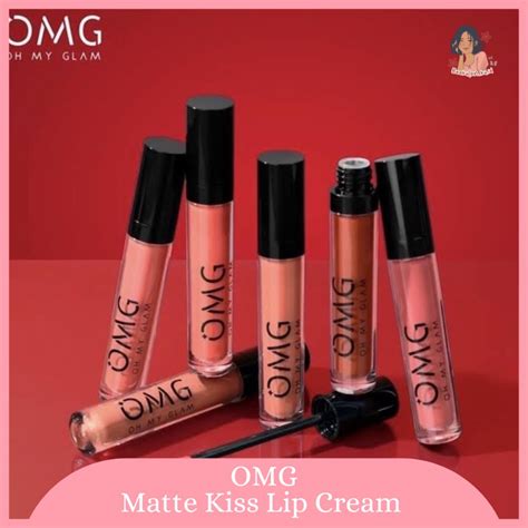 Jual Omg Oh My Glam Matte Kiss Lip Cream 35g Halal Original Bpom