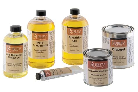 Rublev Colours Oil Painting Mediums Oil Paint Medium Artist Materials Painting Media