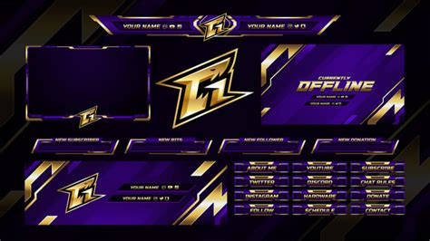 Design Twitch Overlay Pack And Logo For Your Stream By Ggzilla Fiverr
