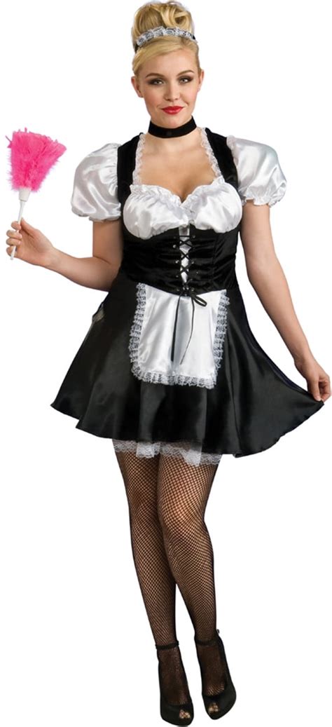 Adult Womens Secret Wishes French Maid Plus Size 14 16 Costume
