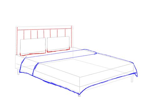How To Draw A Bed Design School
