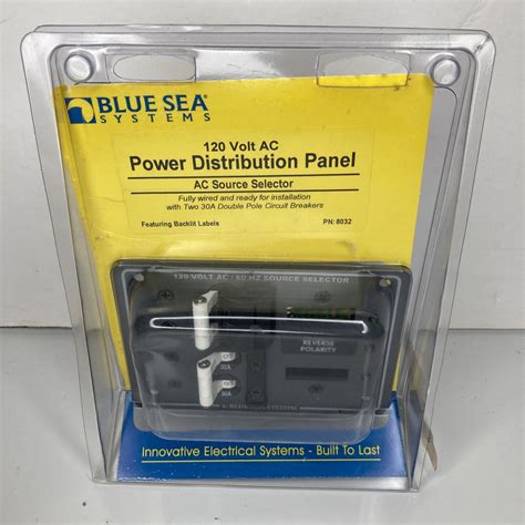 Blue Sea Systems 8032 Panel 120vac 30a Source Selec For Sale Online Ebay