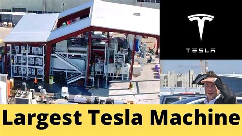 Tesla Shares Rare Video Of Worlds Largest Die Casting Machine Youtube