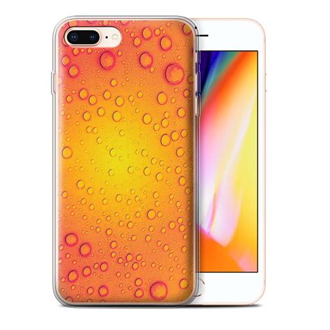 Stuff4 Gel Tpu Casecover For Apple Iphone 8 Pluspurpleorangewater