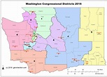 Map of Washington Congressional Districts 2016