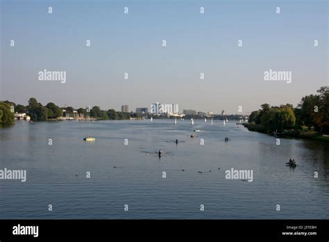 River Elbe Hamburg Germany Stock Photo Alamy