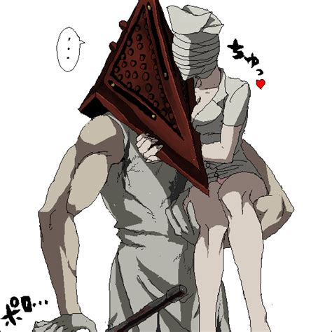 Pyramid Head And Bubble Head Nurse Silent Hill And More Drawn By