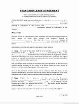 Images of Printable Lease Agreements
