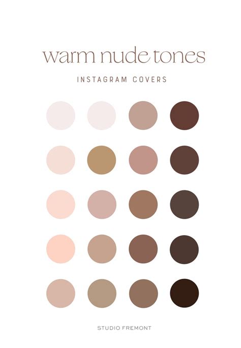 Warm Nude Skin Tones Instagram Story Highlight Icon Covers Etsy Brand