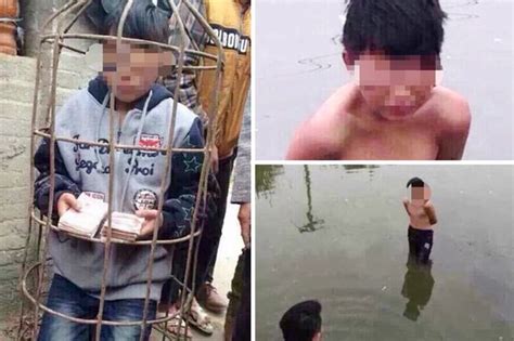 Babe Locked In A Cage And Thrown Into Pond By Neighbours To Teach Him Lesson World News