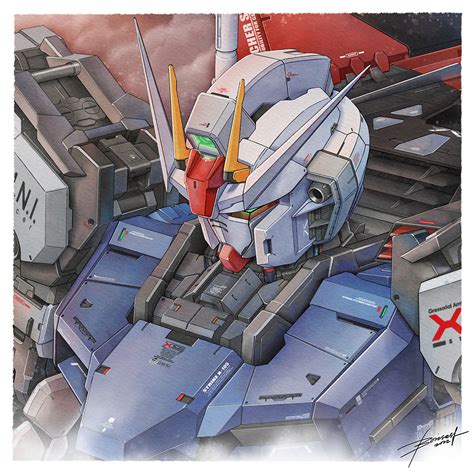 Strike Gundam Mobile Suit Gundam Seed Wallpaper By Boris Mangaka