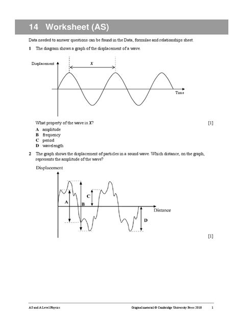 14_Waves General Waves and Wave Intensity_14 | Amplitude ...