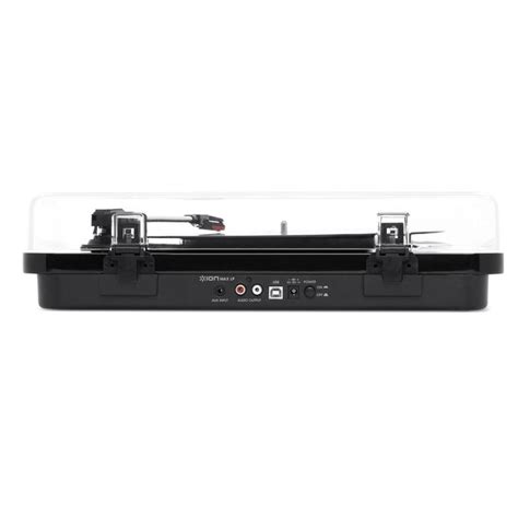 Ion Max Lp Usb Turntable With Integrated Speakers Black At Gear4music